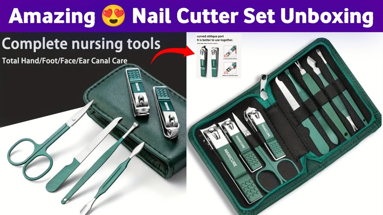Amazing 😍 Nail Cutter Set Unboxing Review New