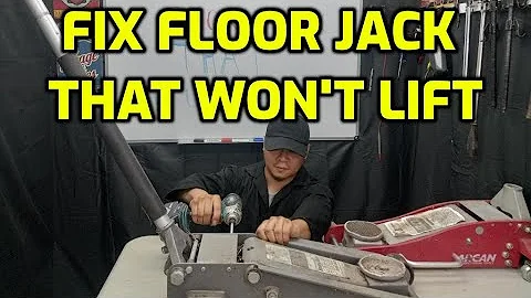 HOW TO FIX A FLOOR JACK THAT WON'T LIFT OR PUMP ALL THE WAY