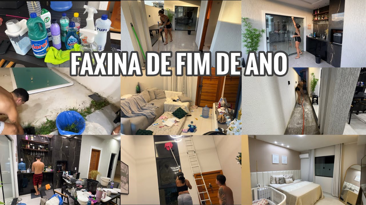 ÚLTIMA FAXINA DO ANO COMPLETA| Limpamos e organizamos tudo✨