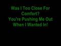 Too Close For Comfort - McFLY - Lyrics