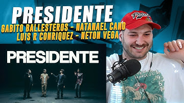 Thumbnail of REACCION: PRESIDENTE - Gabito Ballesteros, Natanael Cano, Luis R Conriquez, Netón Vega
