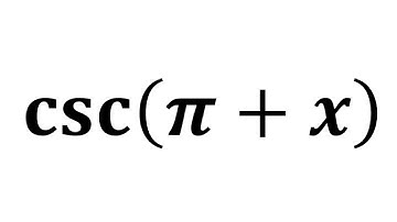 cosec(pi + x) | cosec(pi + theta) | csc(pi + x) | csc(pi + theta)