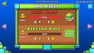 GeometryDash 11 MAP PACKS=RUBY PACK