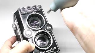 ローライ6000シリーズ用120フィルムマガジンと予備インサート2個 ROLLEIMAGIC II ローライマジック II Xenar 75mm F3.5 - YouTube