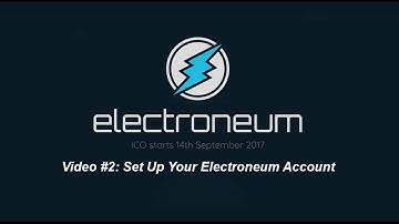 Set Up FREE Electroneum Account