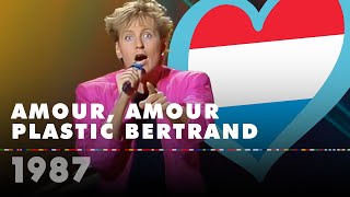 AMOUR, AMOUR – PLASTIC BERTRAND (Luxdembourg 1987 - Eurovision Song Contest HD) Resimi