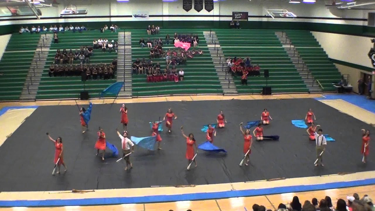 Clear Falls High School WinterGuard Home Show 2013 YouTube