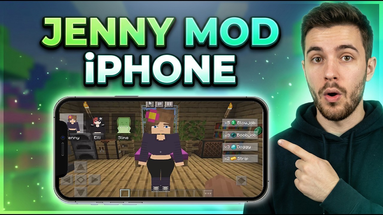 How to Download and Install Jenny Mod in Minecraft on ANY iOS/iPhone ...