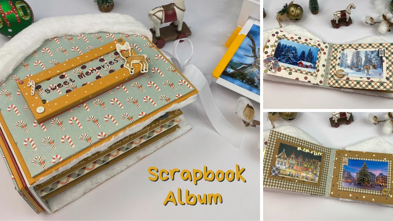 Large Scrapbook Album Tutorial - Scrapbook Ideas 