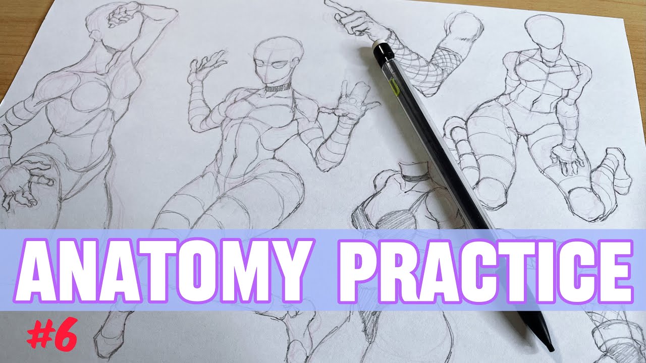 Anatomy Drawing Practice - Female Sketches