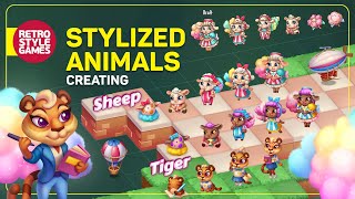 Creating Stylized Animals - 3D Character Modeling - Isometric Sprite - Game Art screenshot 1