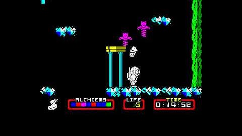 Enterprise 128 version of the game Nodes of Yesod