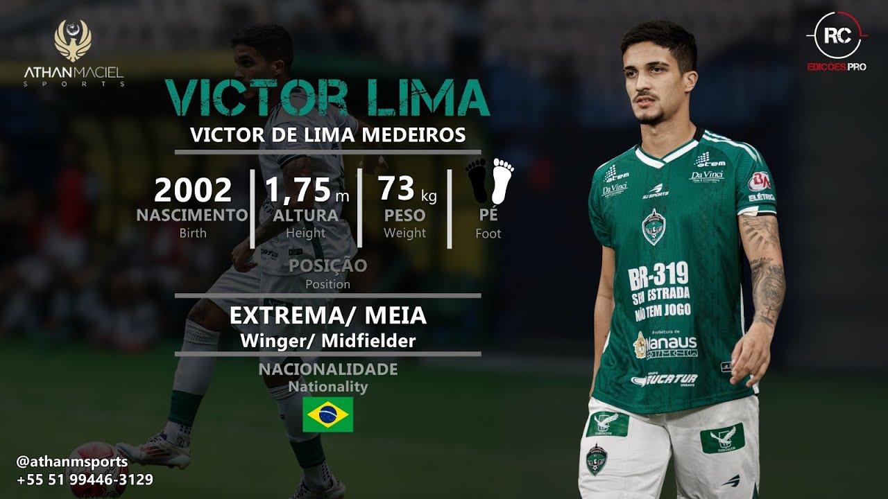 Victor Lima - Extrema / Meia (Winger / Midfielder) - 2025