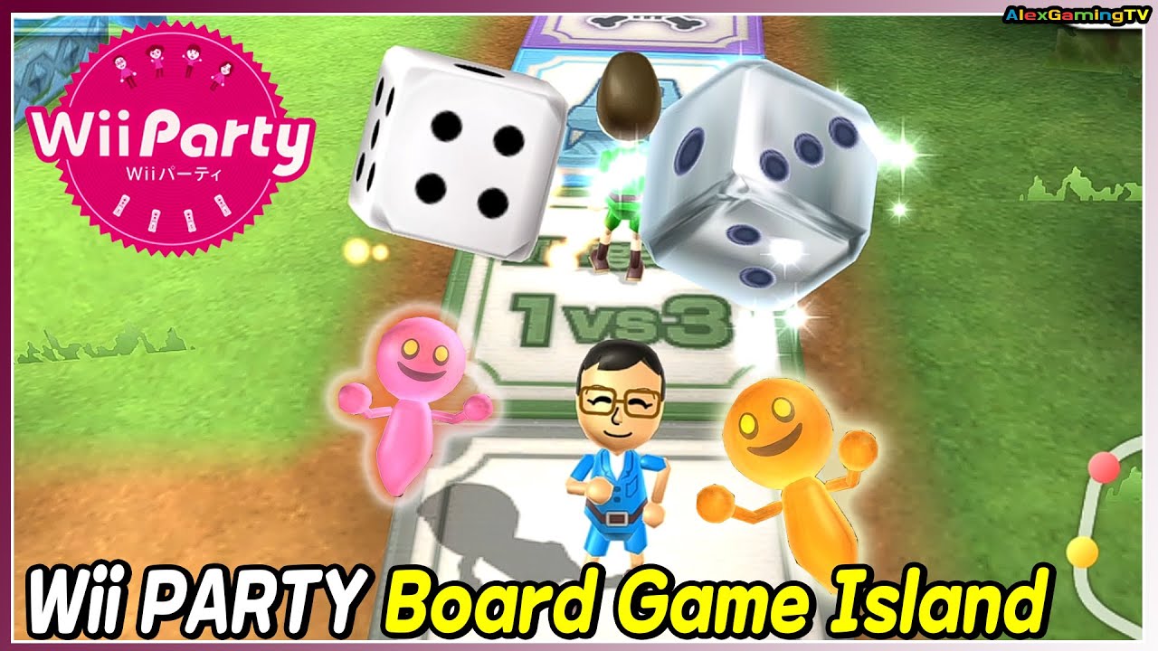 Wii Party - Board Game Island (Expert com) MY135FX vs Theo vs Rainer vs Susana | AlexGamingTV