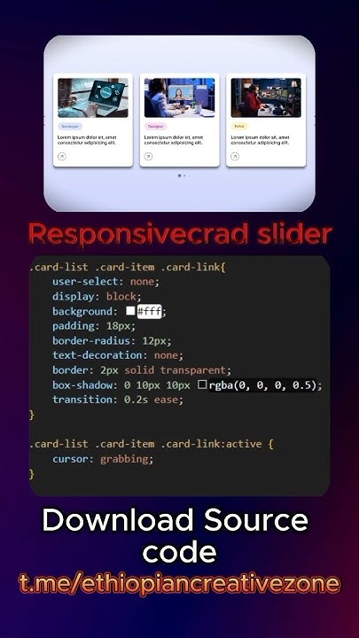 🚀 Create a Smooth Card Slider with HTML, CSS & JS! 💻🔥 #codinglover # ...