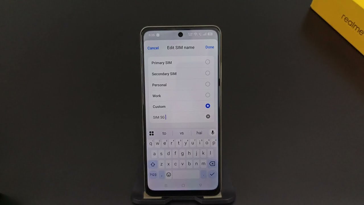 Realme 15X SIM Card Name Edit Karne Ka Aasan Tarika | SIM Card Ka Naam Kaise Set Kare