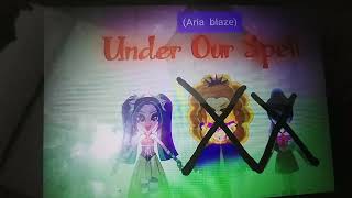 ฝึกร้องเพลง under our spell(Aria blaze)??