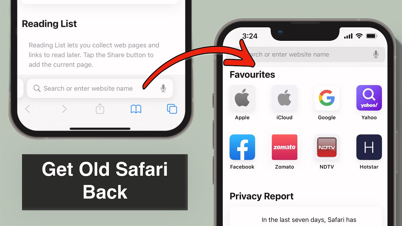 How To Get Old Safari Back On IPhone Quick IPhone Safari Tips YouTube