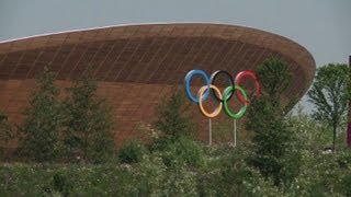 Finishing touches to Olympic Park in London