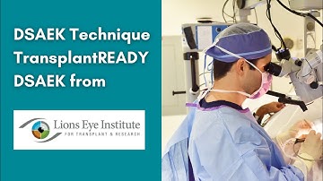 Joaquin De Rojas, MD shares key steps for TransplantREADY DSAEK | Center For Sight