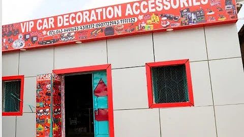 Dukaan Casri ah oo lagu magacaabo VIP Car Decoration oo Laascaanood laga furey