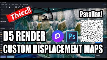 D5 RENDER - CUSTOM DISPLACEMENT MAPS