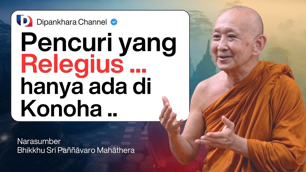 Pencuri yang RELIGIUS, hanya ada di KONOHA | Bhante Pannavaro #dipankharachannel