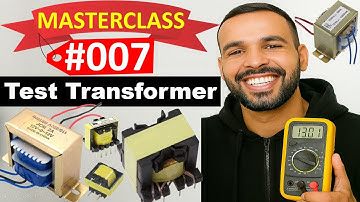#007 Electronic Components: How to Check Transformer Using Multimeter | Transformer Test