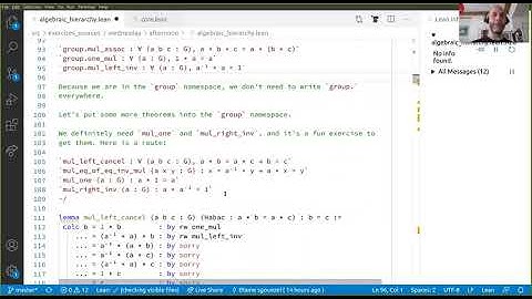 LftCM2020: Building an algebraic hierarchy - Kevin Buzzard