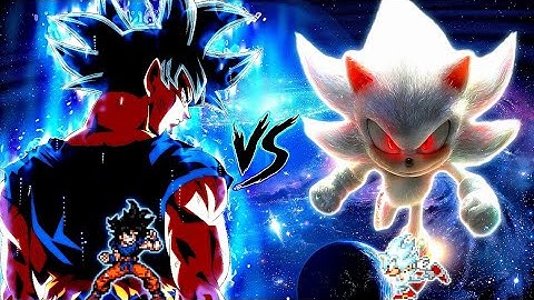 Manga Goku UI V3 OP VS Sonic TP V4 OP (all form) in Jump Force Mugen