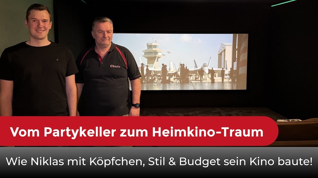 Vom Partykeller zum Heimkino-Traum: Wie Niklas mit Köpfchen, Stil & Budget sein Kino baute!