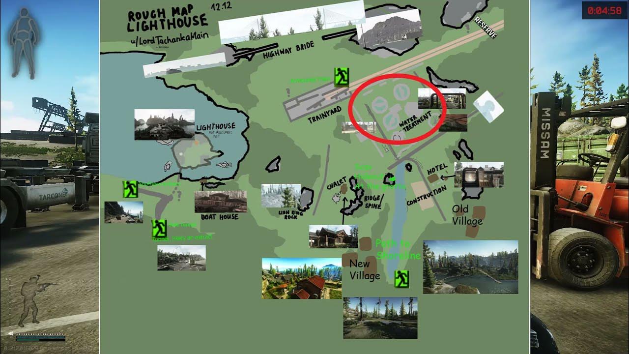 Industrial Zone Gates Scav Extract Lighthouse Escape From Tarkov