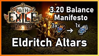 [PoE 3.20] Balance Manifesto: Eldritch Altars | Scarab Changes! | Path of Exile: Forbidden Sanctum