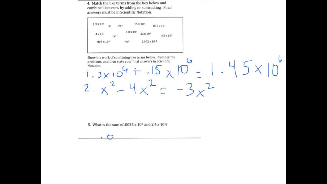 Guided notes-scientific notation - YouTube