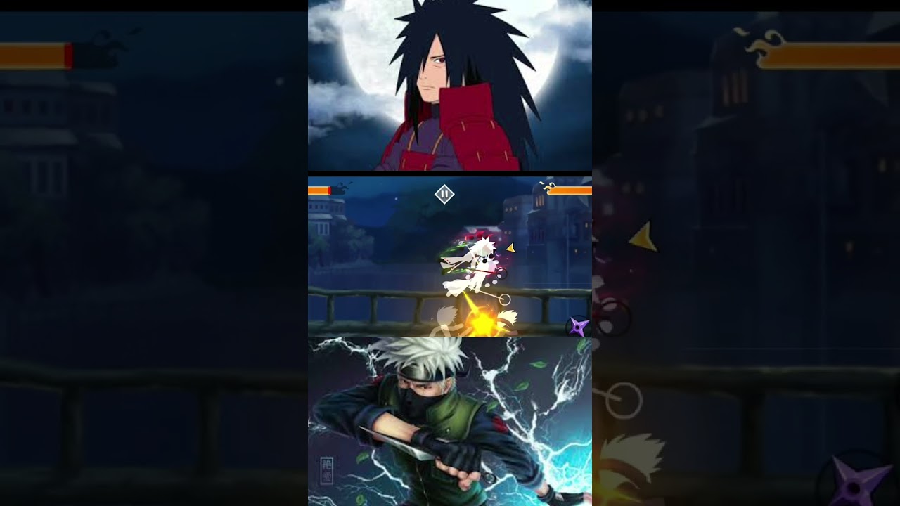 MADARA vs KAKASHI || Stickman shinobi fight