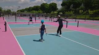 Three Generation Pickleball Time by The Han River, Seoul
