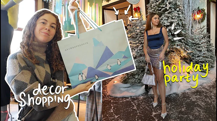 DAYS IN MY LIFE! holiday decor shopping & get read...