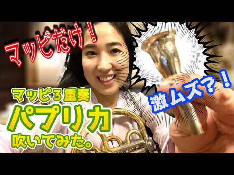 世界初！？【マウスピース３重奏】パプリカ吹いてみた米津玄師【ホルン】