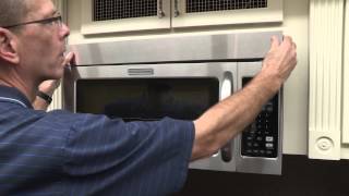 clean microwave fan filter