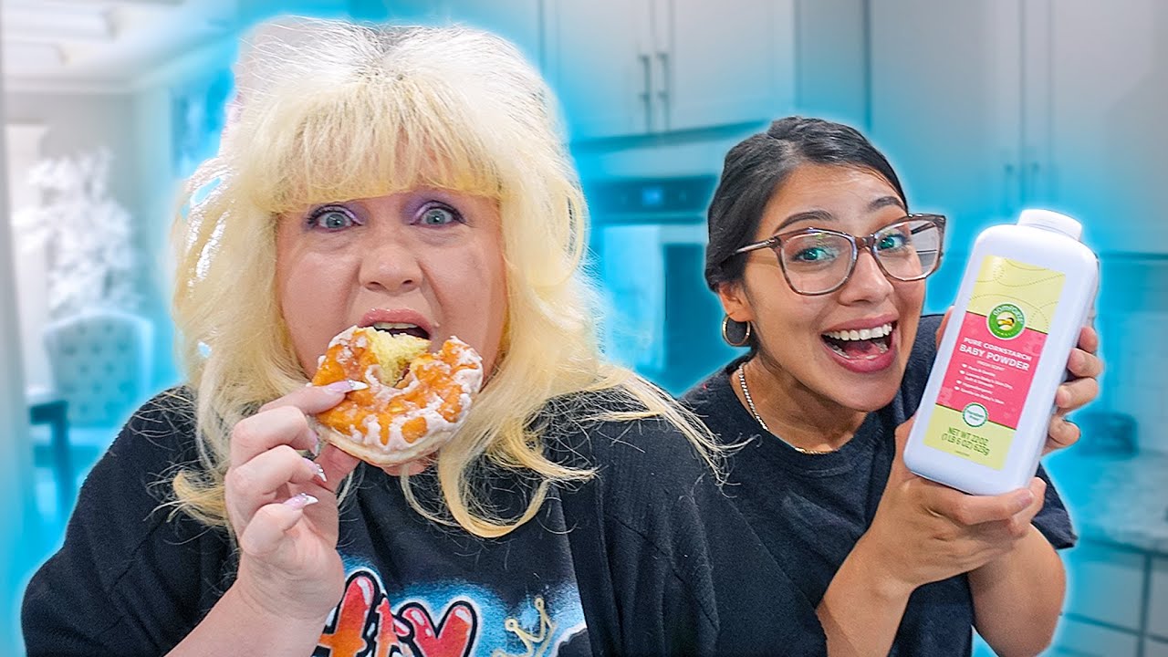 Baby Powdered Donut Prank!