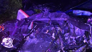 Three car crash in Akron