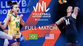 🇧🇷 BRA vs. 🇺🇸 USA - Final | Women’s Full Match | VNL 2021