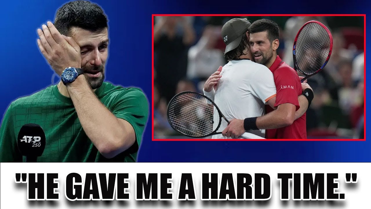 Novak Djokovic COMMENTS on his opponent after a hard-fought victory at the Athens 2025 tournament