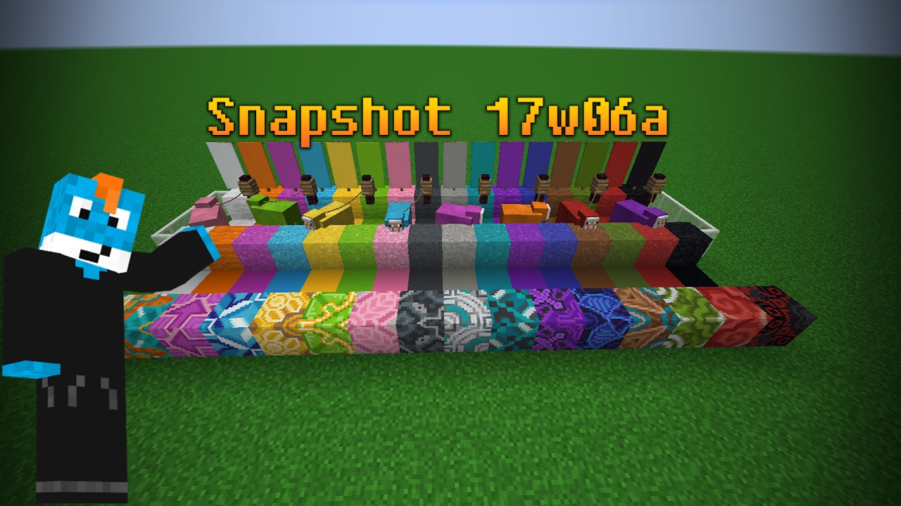 Minecraft : SNAPSHOT 17w06a - NOUVELLES COULEURS, NOUVEAUX BLOCS ...