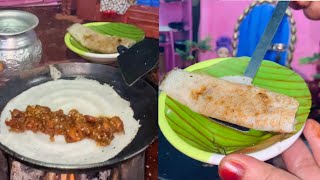 Kerala style easy Chicken Masala dosa recipe/ masala dosa/miniature cooking Malayalam/Tiny food