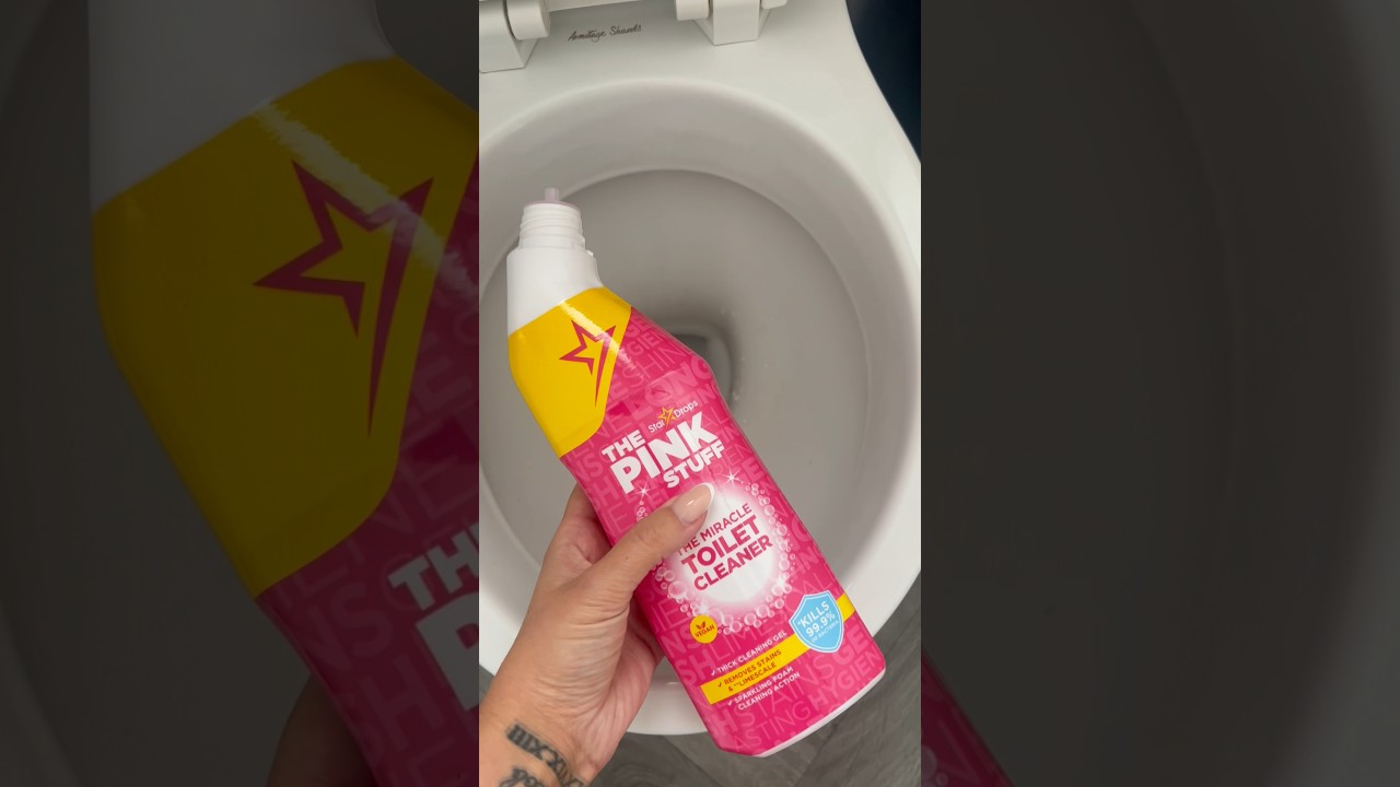 Tiffany Pink Toilet Cleaner Liquid Bottle 32 oz