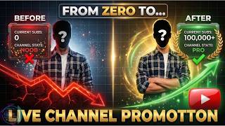Live YouTube Channel Promotion | 1000 SUBSCRIBERS 2मिनट में  #live #livechannelchecking screenshot 3