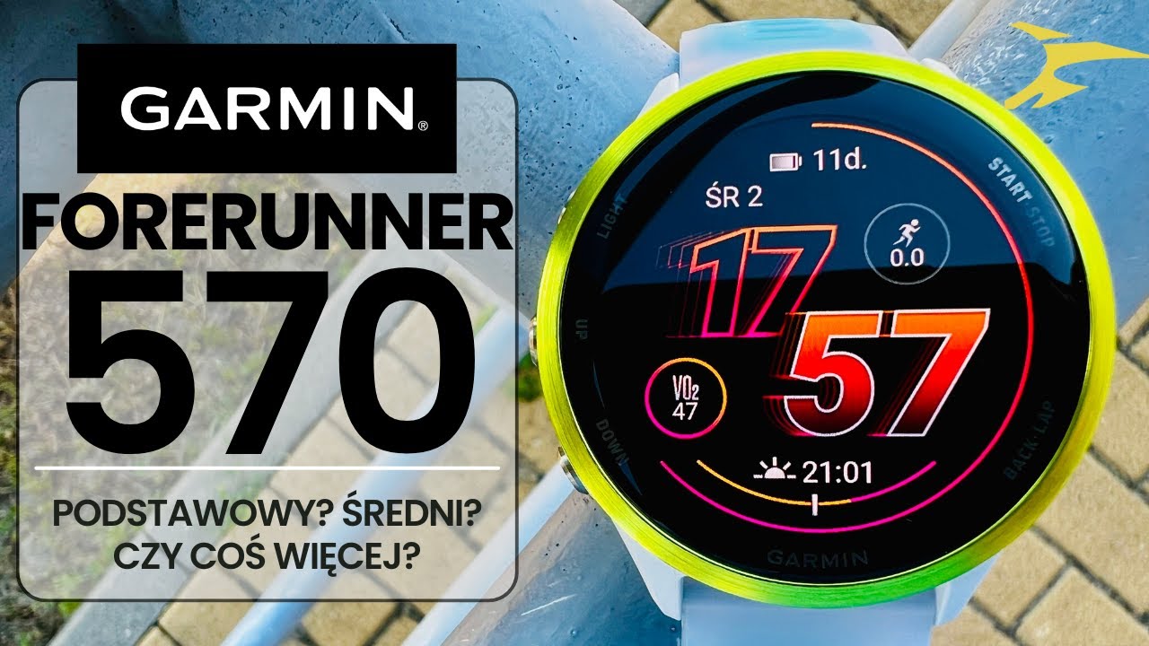GARMIN FORERUNNER 570 - przyzwoity, świetny, a może jednak lipny? Zobacz jaki jest.Recenzja sportowa