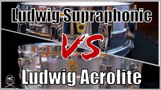 Snare Comparison - Ludwig Acrolite vs Ludwig Supraphonic