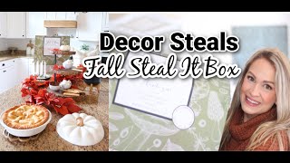 DECOR STEALS STEAL IT BOX FALL 2021🎃🍂 THE BEST FALL HOME DECOR BOX EVER!!! 😍